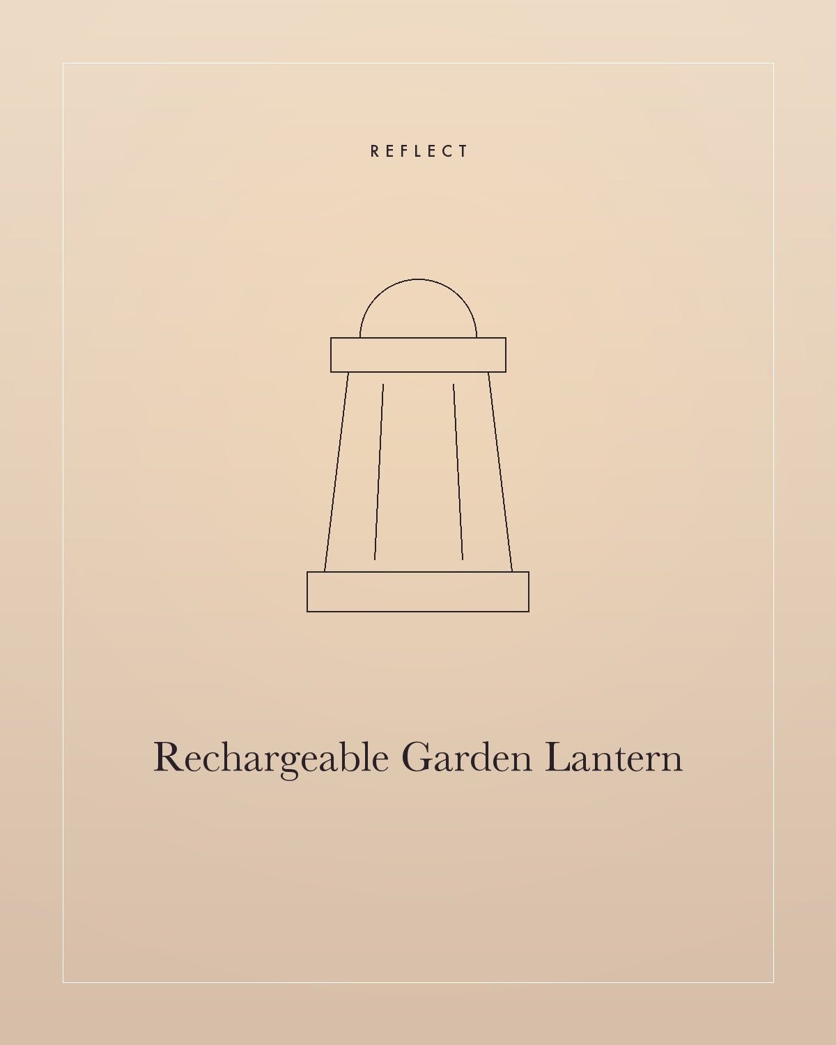 Rechargeable Garden Lantern