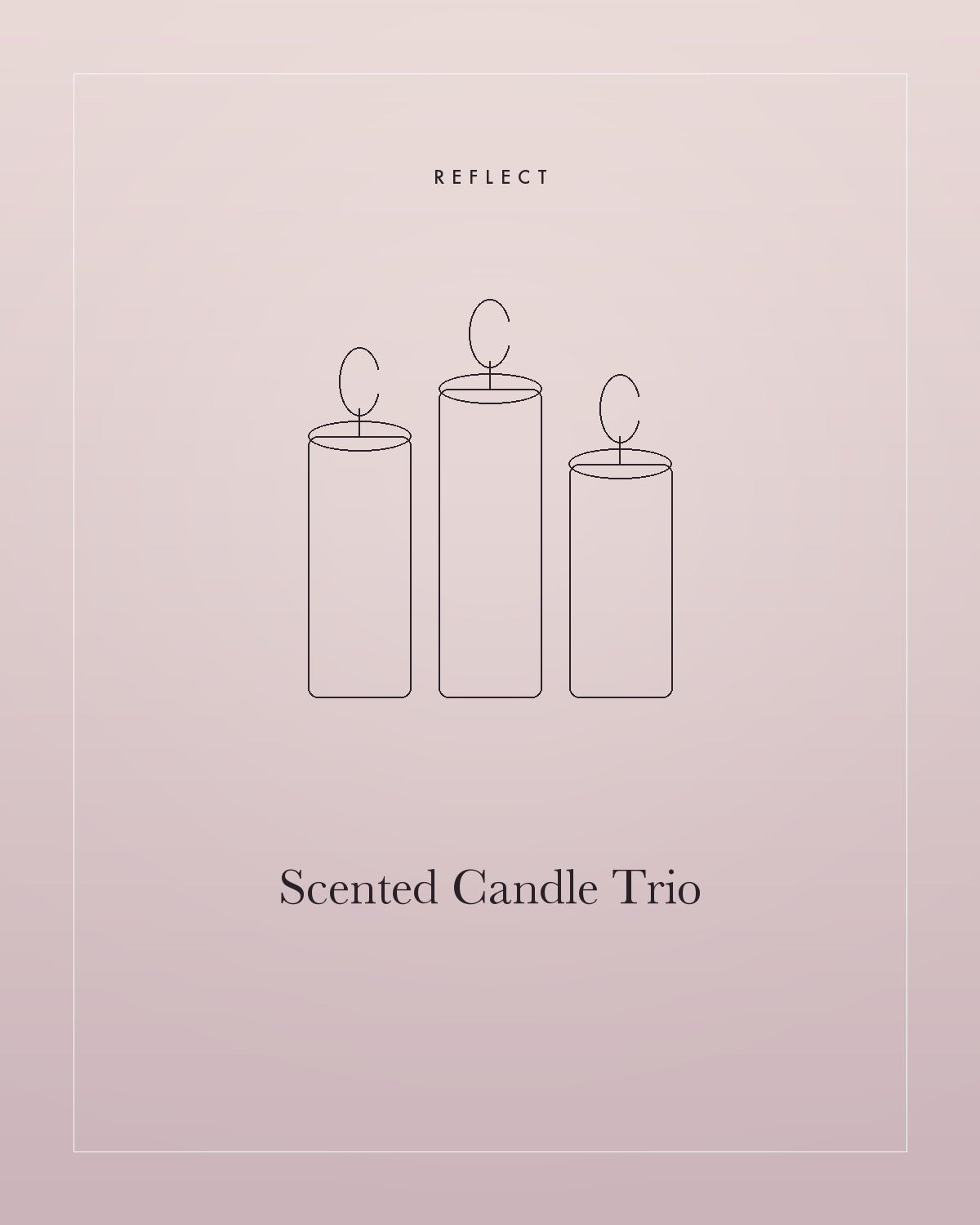 Scented Candle Trio